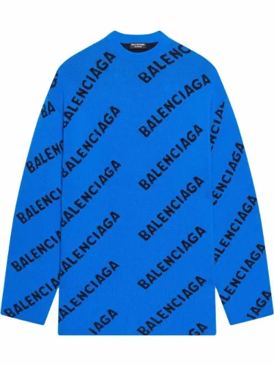 blue balenciaga jumper