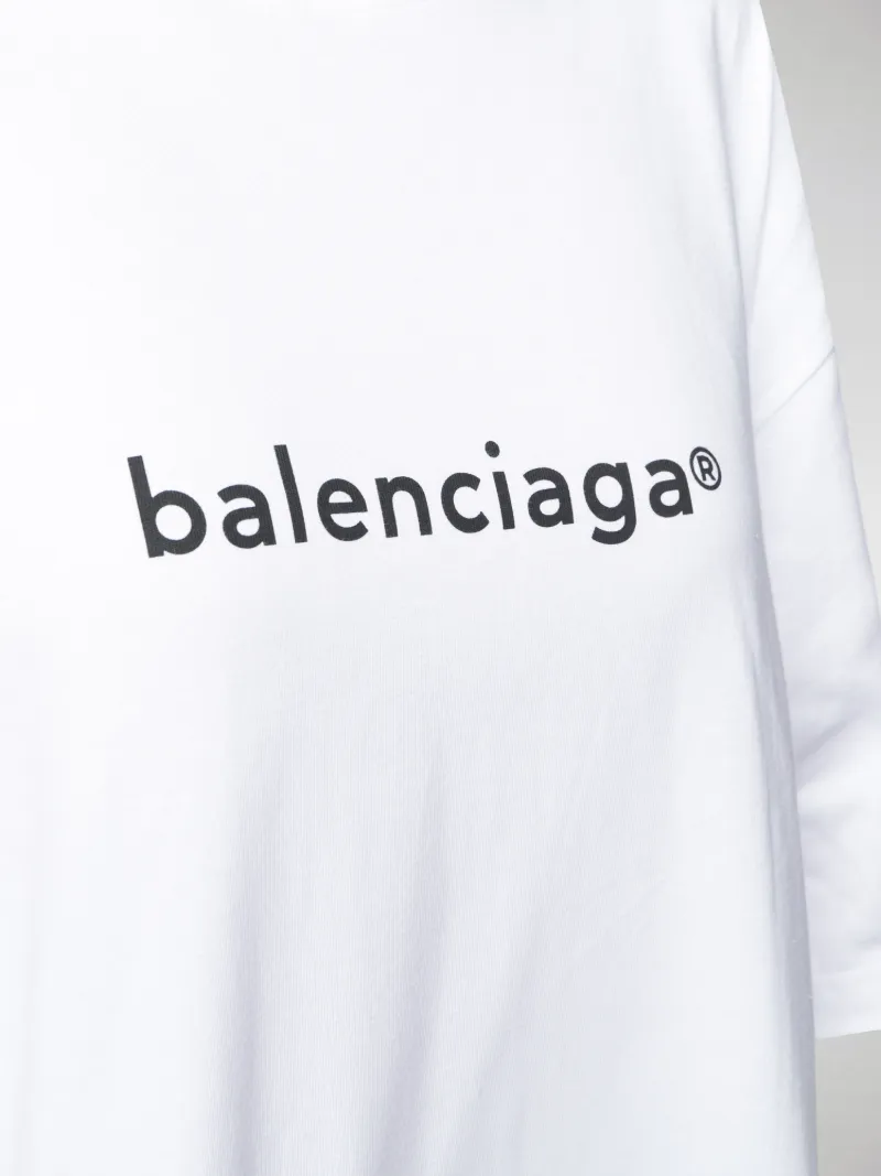 balenciaga logo white