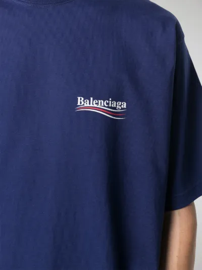 balenciaga blue shirt