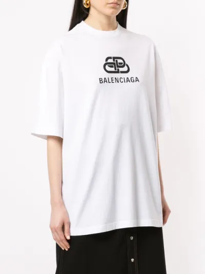 Balenciaga oversized logo T-shirt white 