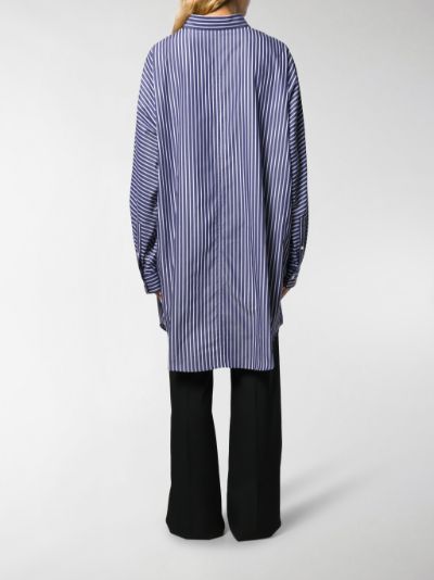 balenciaga oversized shirt dress