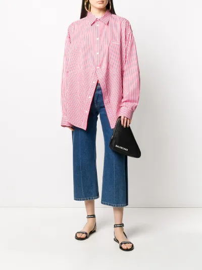 Balenciaga oversized striped shirt Eraldo US