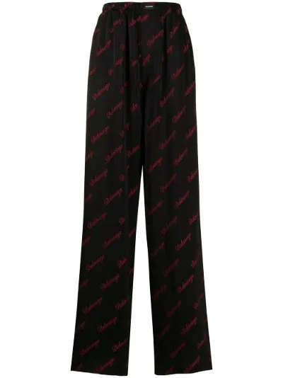 Balenciaga Pantaloni con stampa nero | MODES