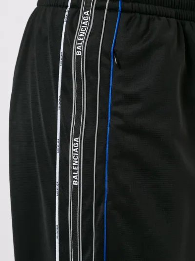 Balenciaga Pantaloni sportivi con banda laterale nero | MODES