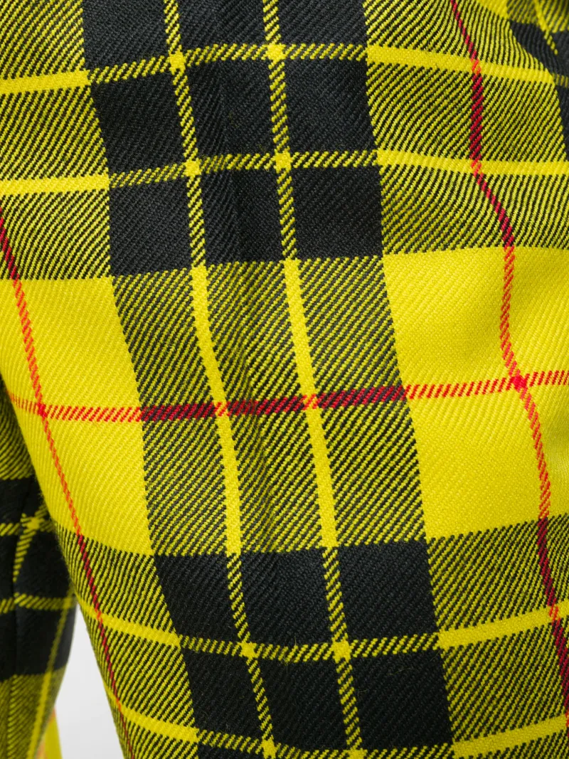 Balenciaga Pantaloni tartan giallo | MODES