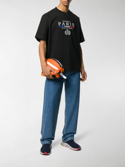 balenciaga paris flag tee