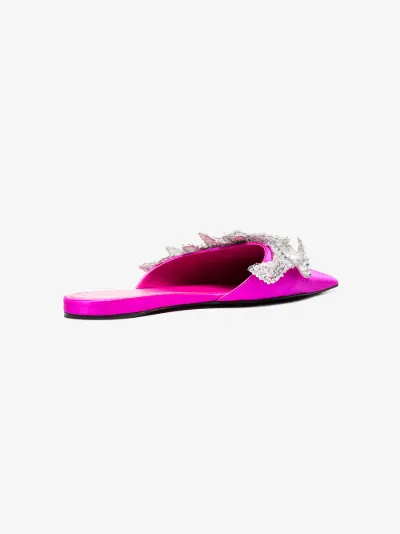 balenciaga pink slippers