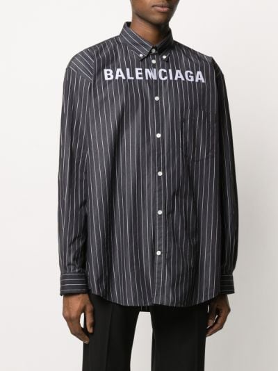 balenciaga button up shirt