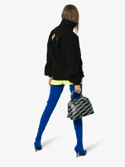 balenciaga rainbow flag jacket