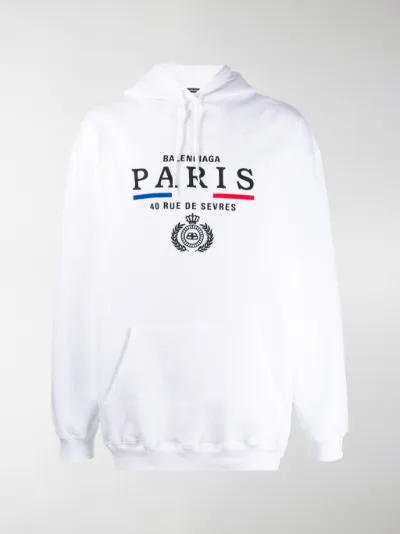 white balenciaga hoodie