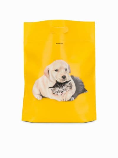 puppy and kitten shopper bag | Balenciaga | Eraldo.com