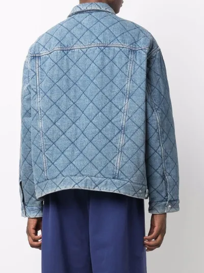 quilted trucker jacket