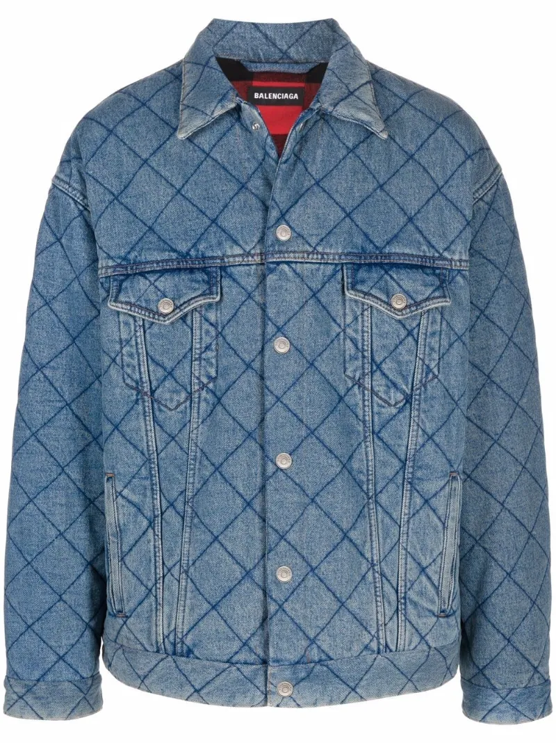 levi's quilted denim jacket