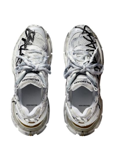 Runner graffiti-print sneakers | Balenciaga | Eraldo.com AQ