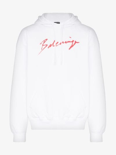 balenciaga logo print sweatshirt