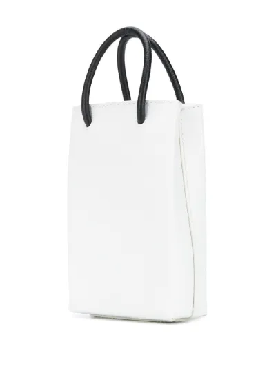 balenciaga plastic bag shopper