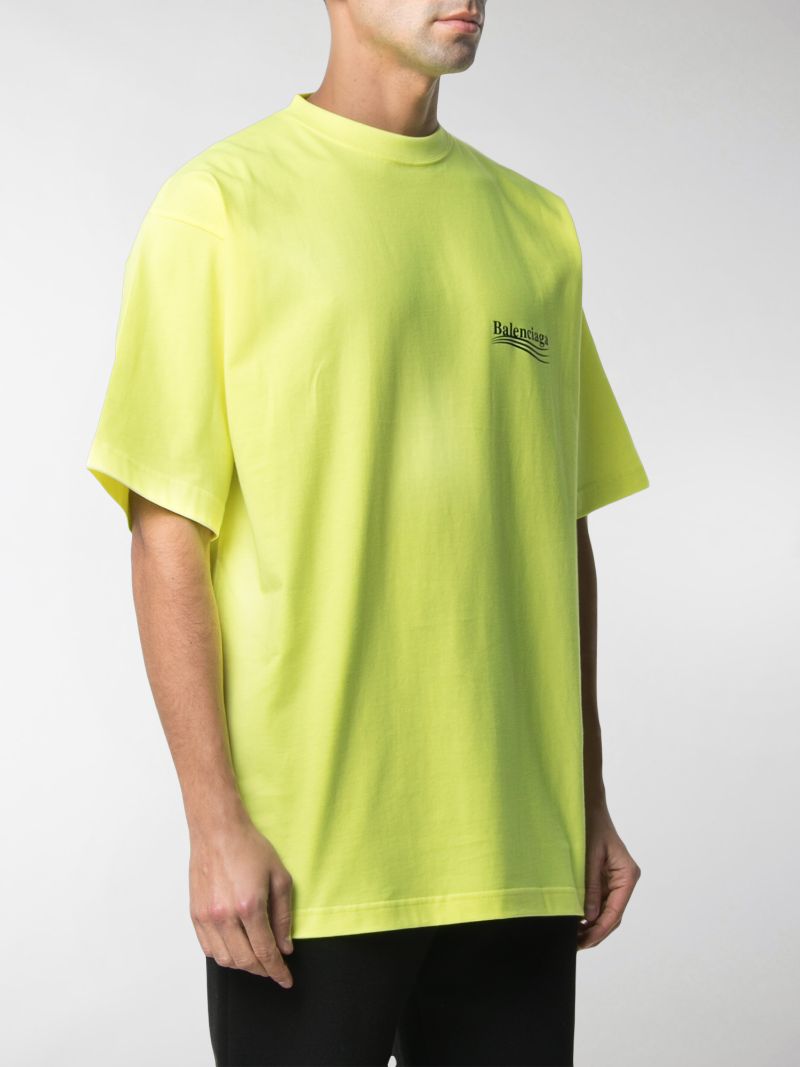 balenciaga yellow tshirt