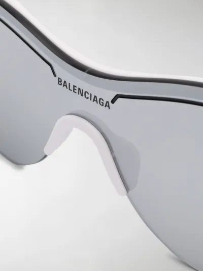 balenciaga sunglasses white