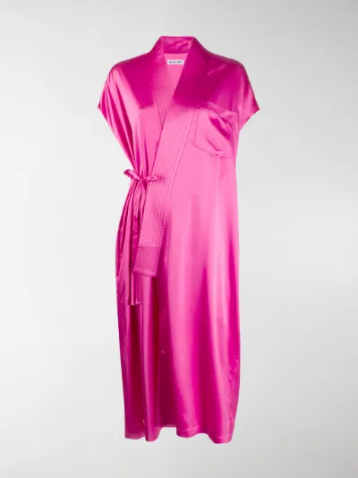 balenciaga pink dress