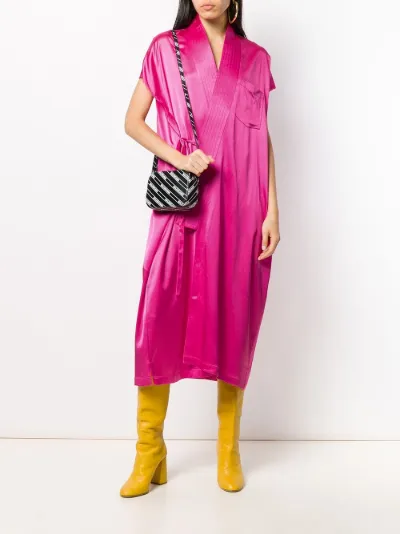 pink balenciaga dress
