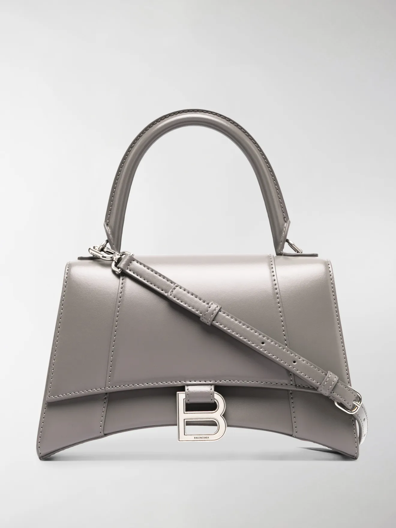 balenciaga hourglass bag grey