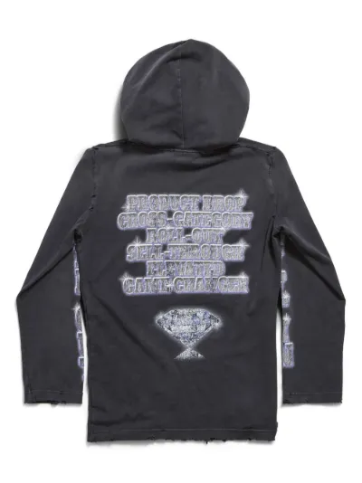 Balenciaga SNBN hooded long-sleeve T-shirt | Eraldo.com US Balenciaga SNBN hooded long-sleeve T-shirt | Eraldo.com US