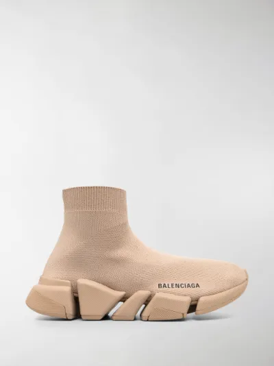 balenciaga speed 2 beige