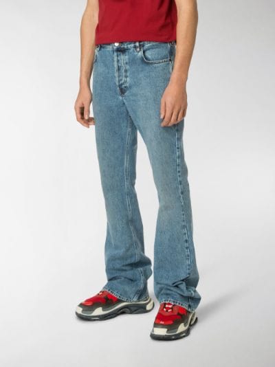 balenciaga bootcut jeans