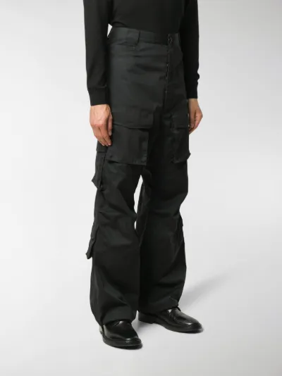 straight cargo trousers