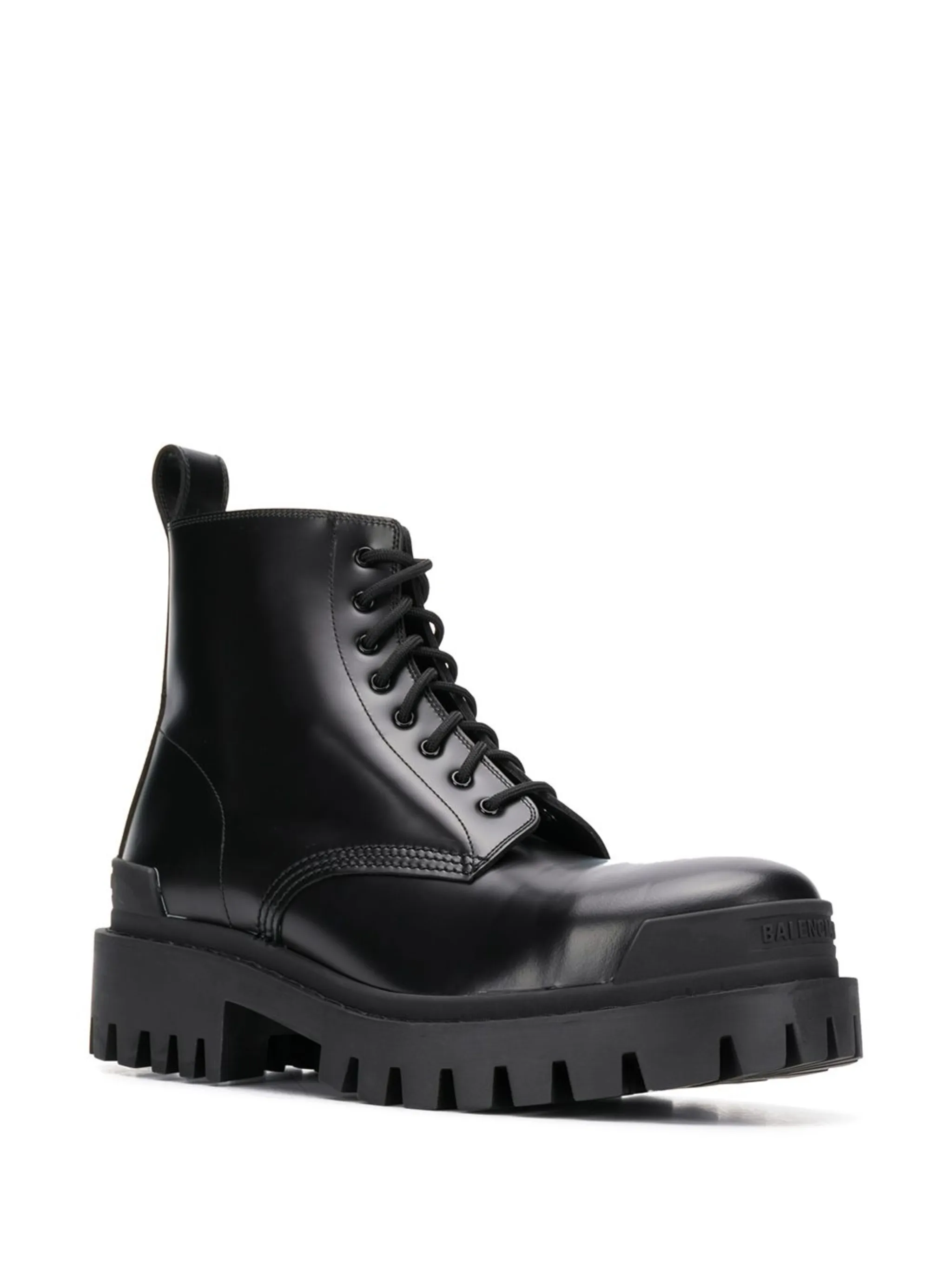 Balenciaga Strike Lace-Up Boots | Neiman Marcus