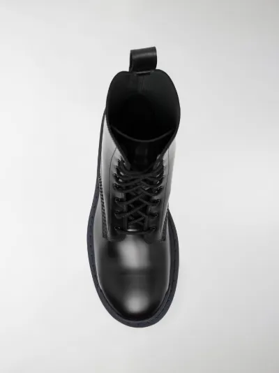 balenciaga black lace up