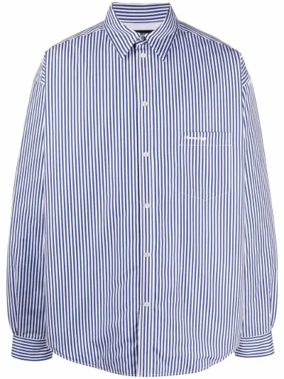 balenciaga pinstripe shirt