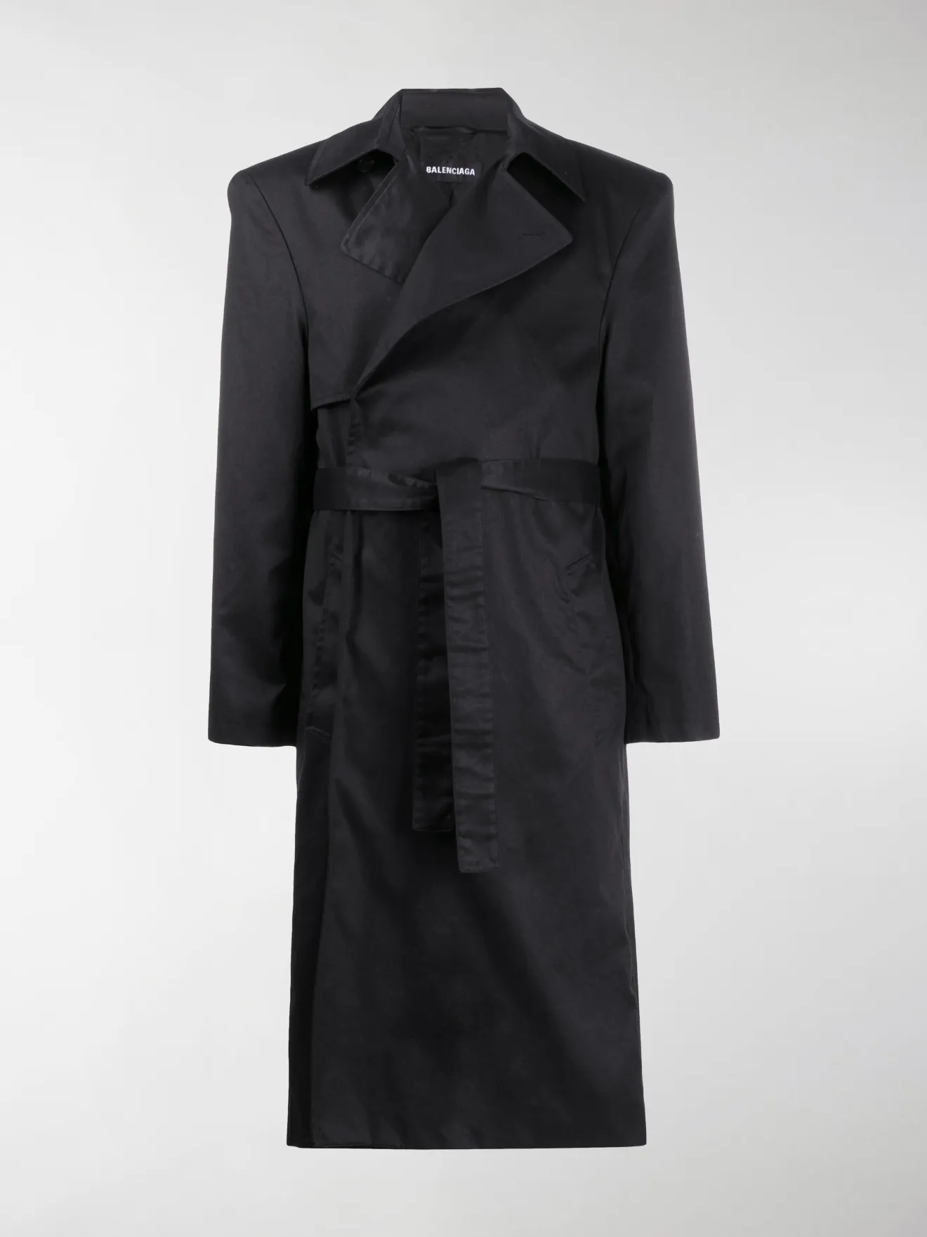 balenciaga structured coat