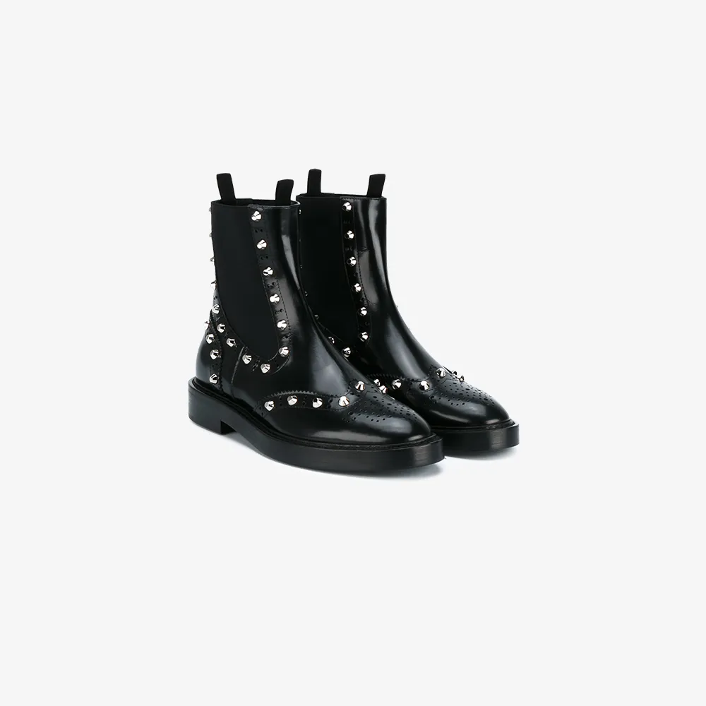 balenciaga studded boots