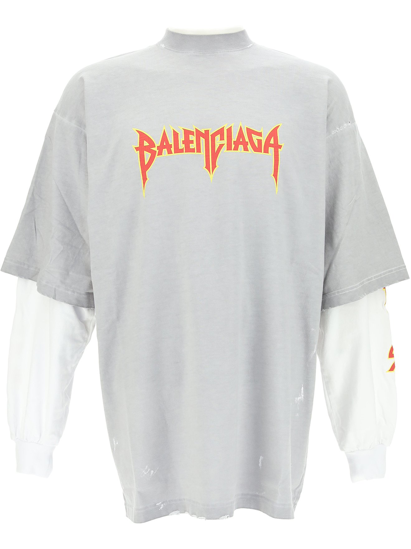 balenciaga double shirt mens