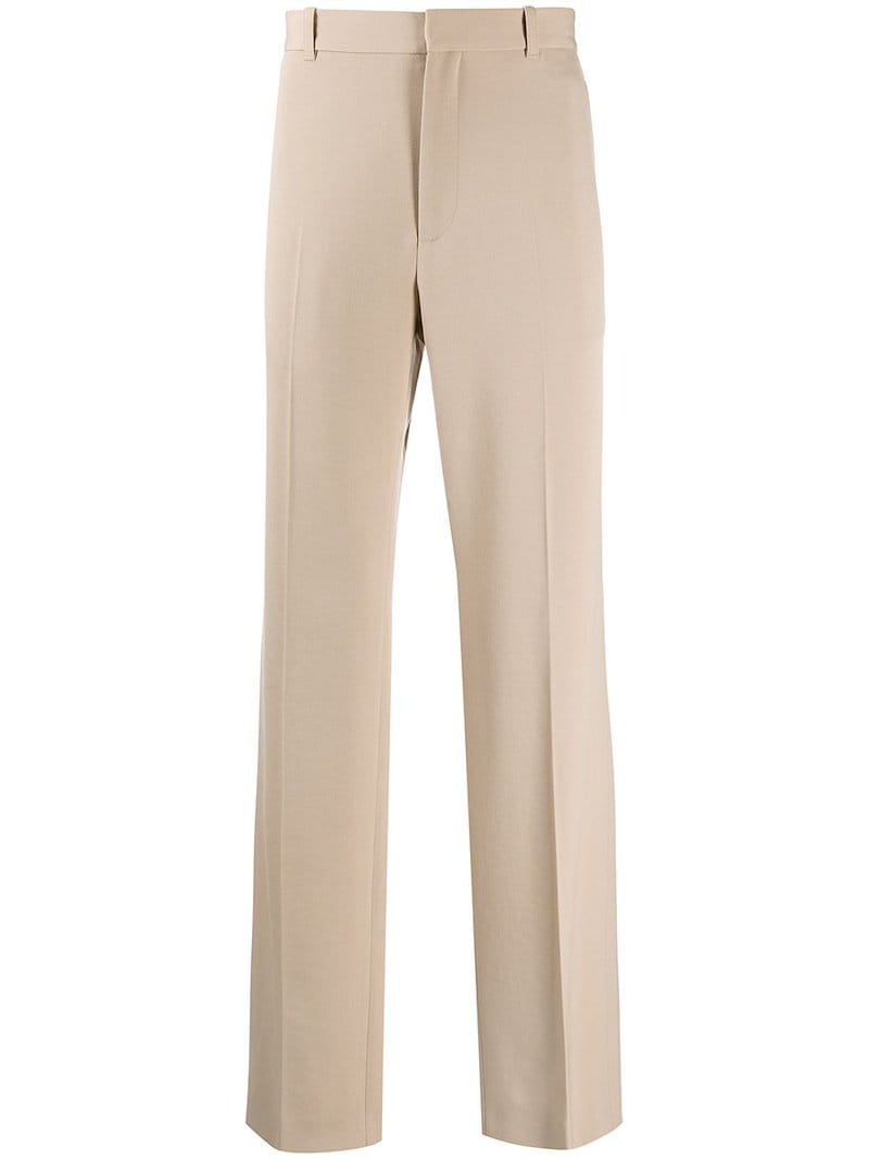 Balenciaga tailored straight-leg trousers neutrals | MODES