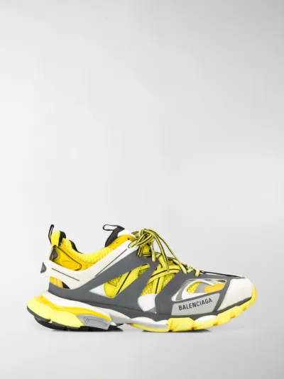 balenciaga track sneakers yellow