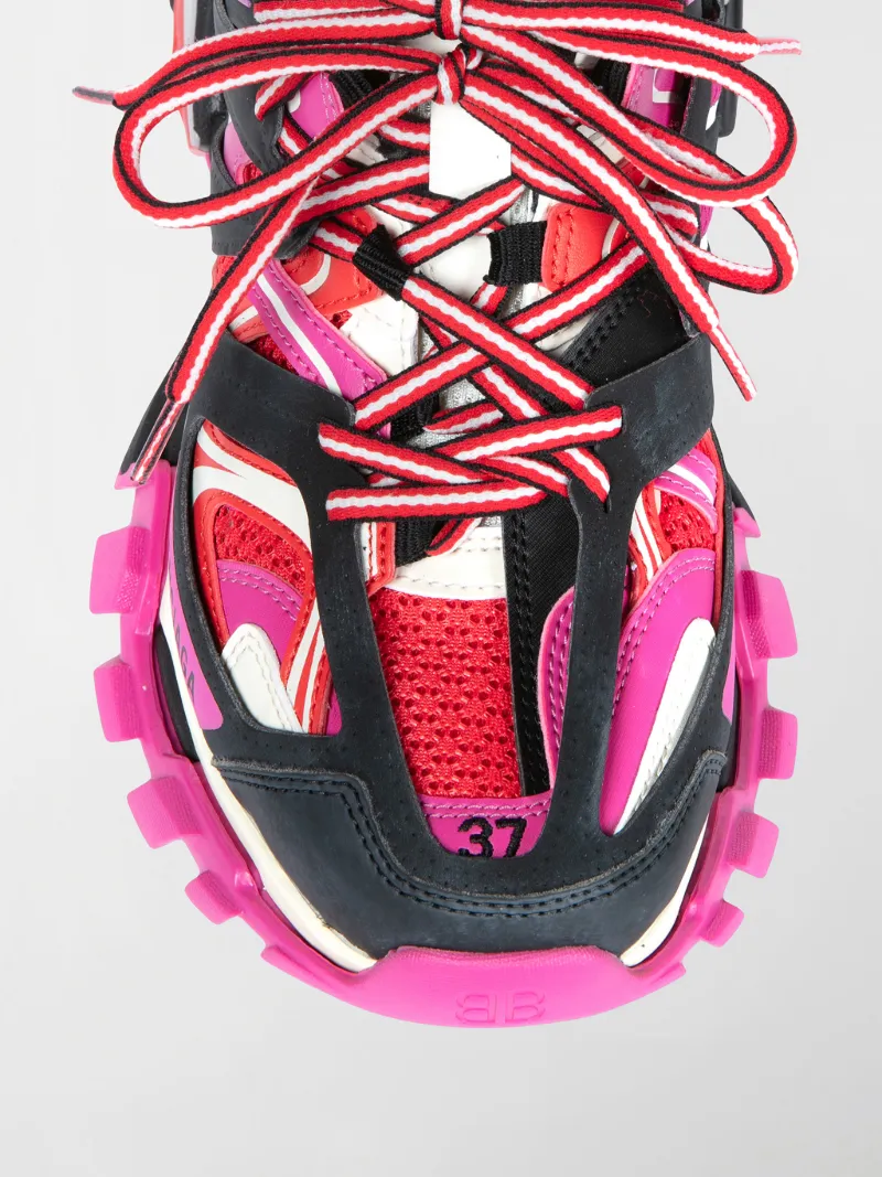 balenciaga track sneakers pink