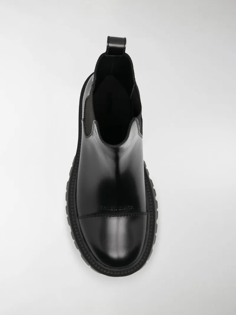 balenciaga tractor boots