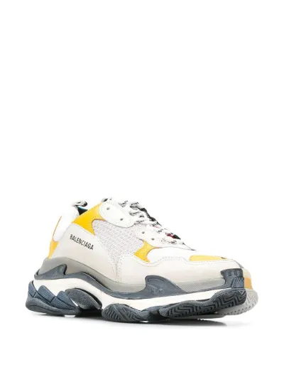 Balenciaga Triple S bicolour sneakers grey | MODES