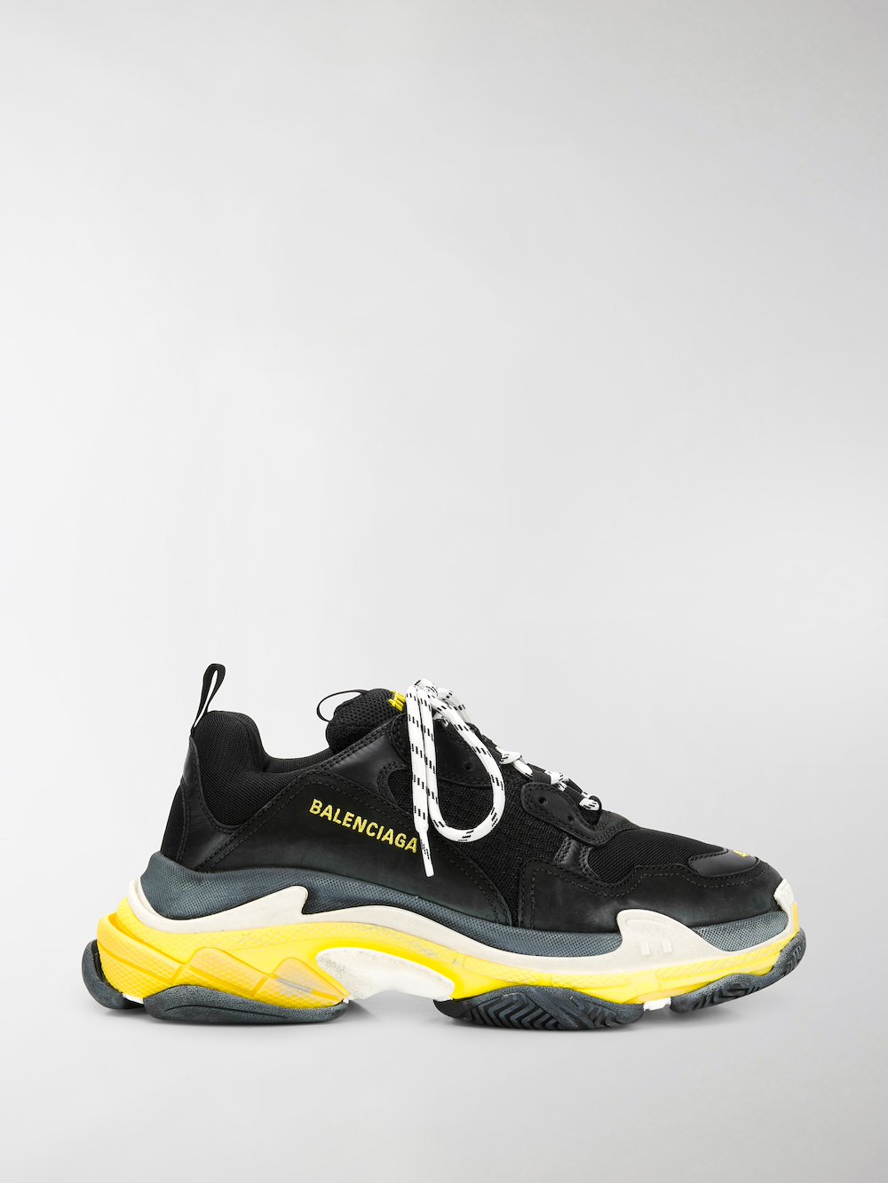 balenciaga triple s sneakers black
