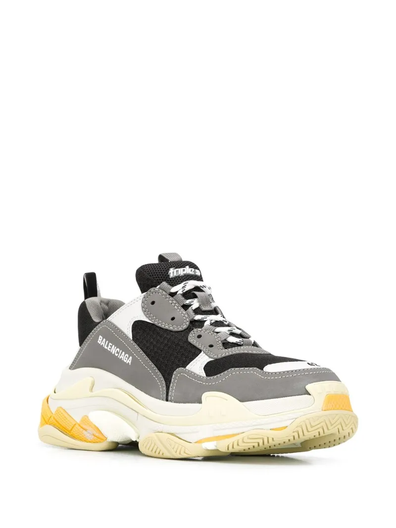 Balenciaga Triple S chunky sneakers black | MODES