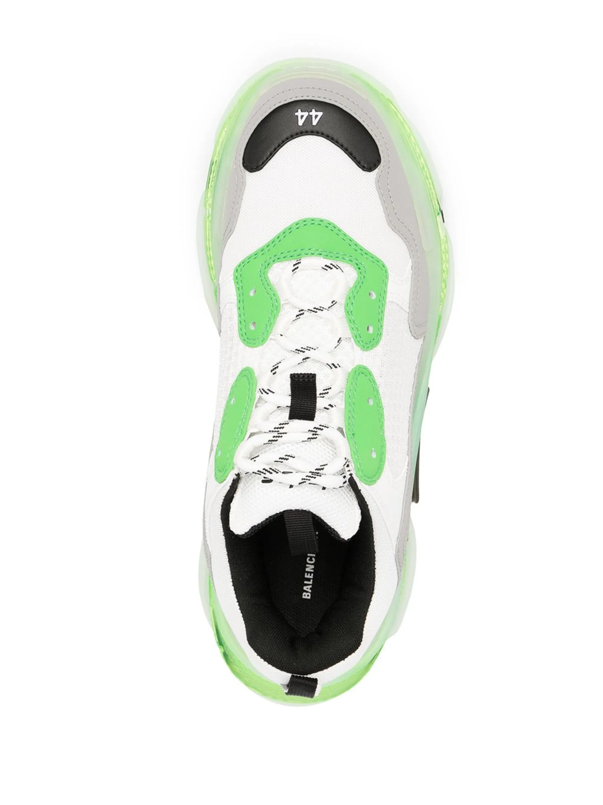 Green triple s clear sole sneakers online