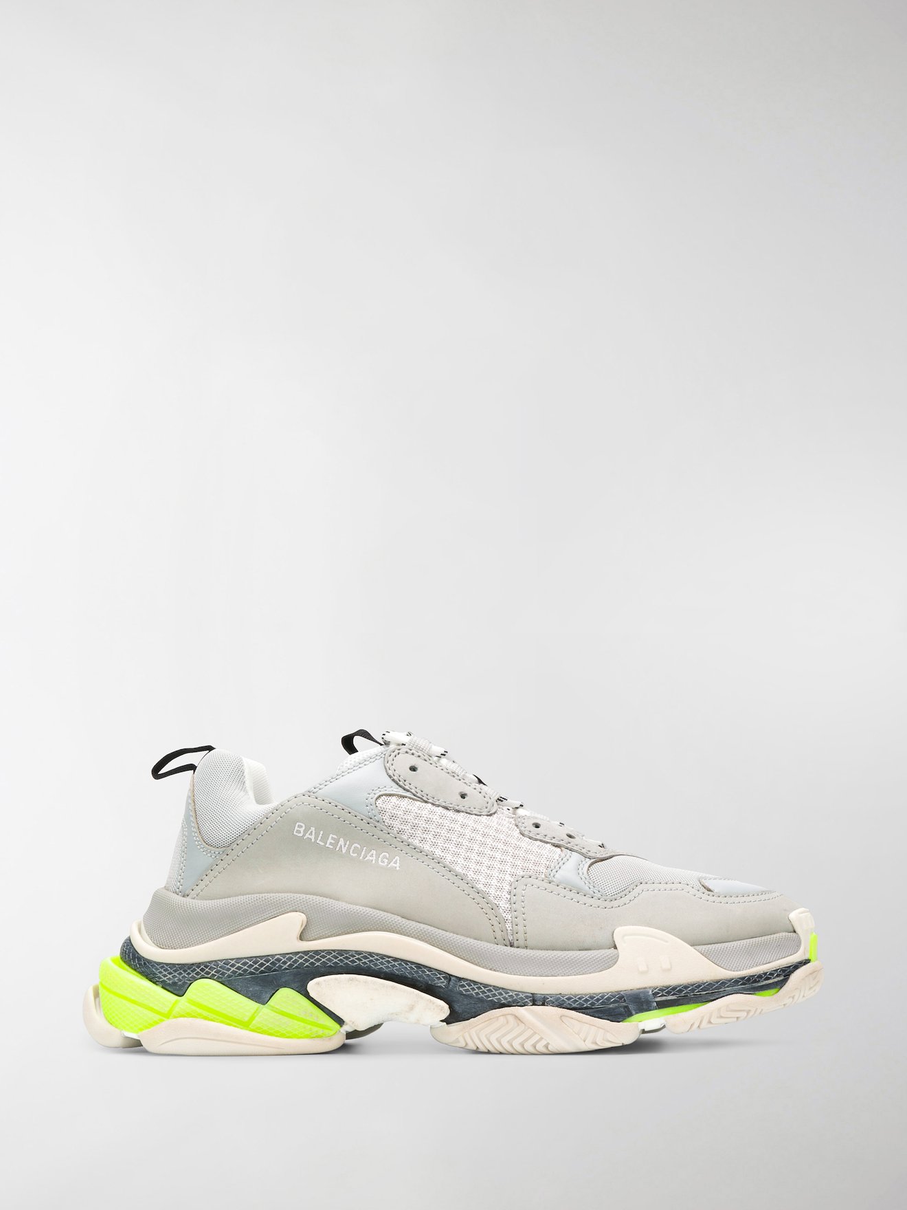 grey lace up balenciaga