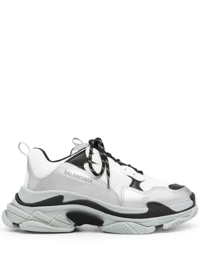Balenciaga Triple S low-top sneakers grey | MODES