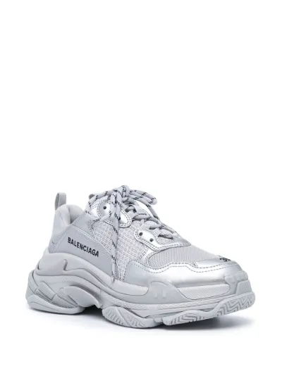 Balenciaga Triple S metallic sneakers 