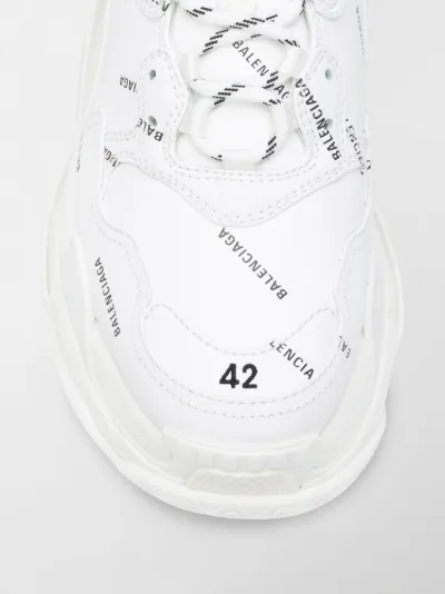 balenciaga logo sneakers