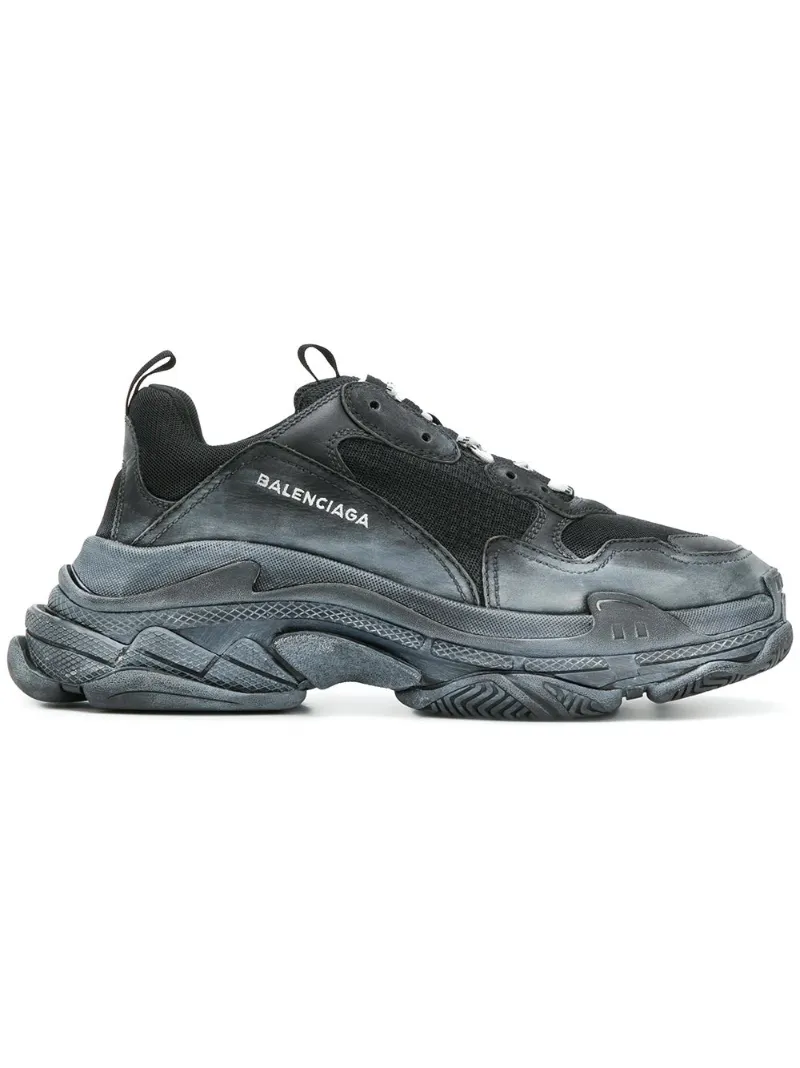 Balenciaga Triple S sneakers black | MODES