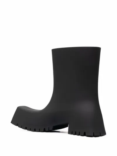 Trooper block-heel rubber boots | Balenciaga | Eraldo.com