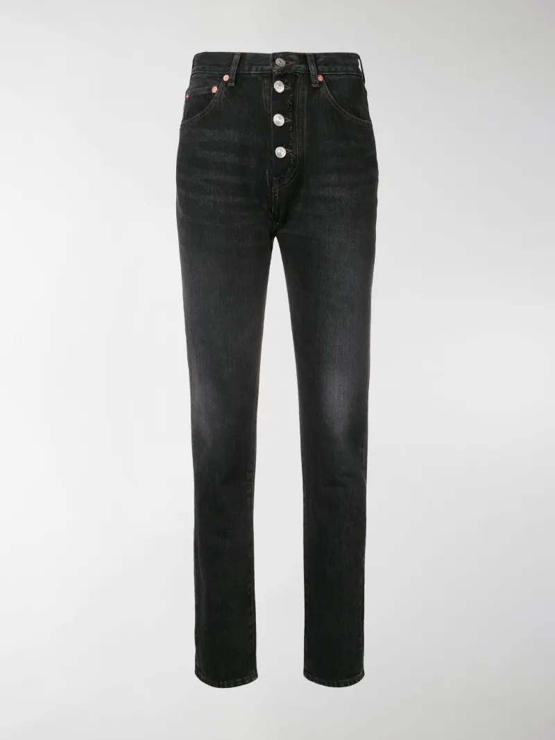 Balenciaga Tube straight-leg jeans black | MODES